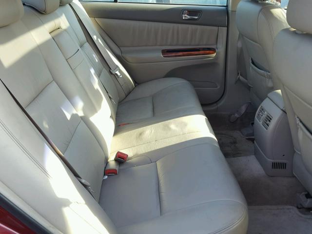 JTDBE30K950313522 - 2005 TOYOTA CAMRY LE 红色 照片 6