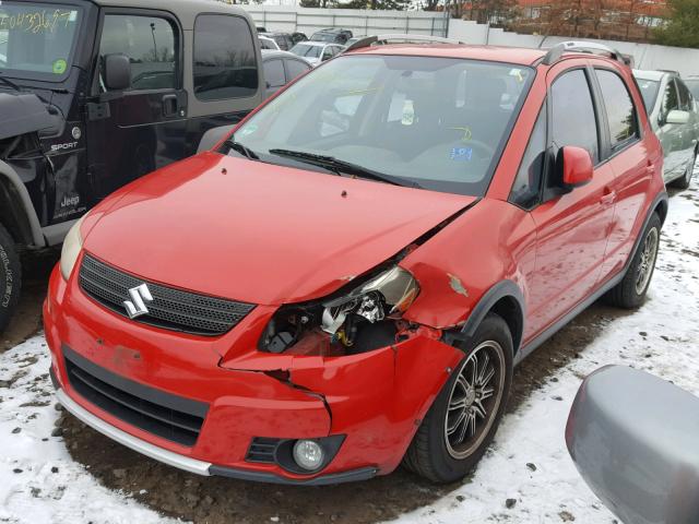 JS2YB417085100264 - 2008 SUZUKI SX4 TOURIN RED photo 2