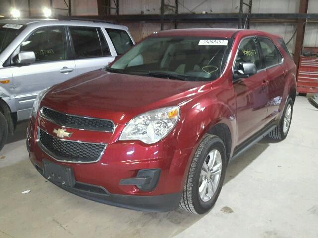 2CNALBEW9A6259580 - 2010 CHEVROLET EQUINOX LS BURGUNDY photo 2