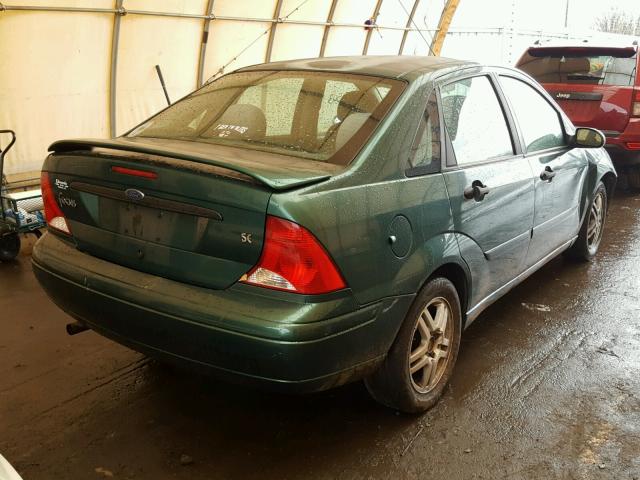 1FAHP34361W256961 - 2001 FORD FOCUS SE GREEN photo 4