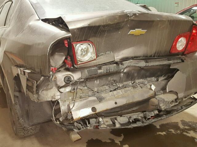 1G1ZB5EU8CF175990 - 2012 CHEVROLET MALIBU LS GOLD photo 9