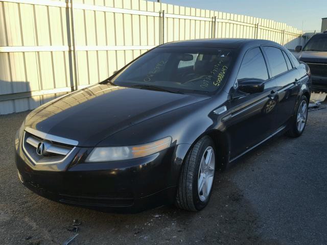 19UUA66274A062992 - 2004 ACURA TL BLACK photo 2