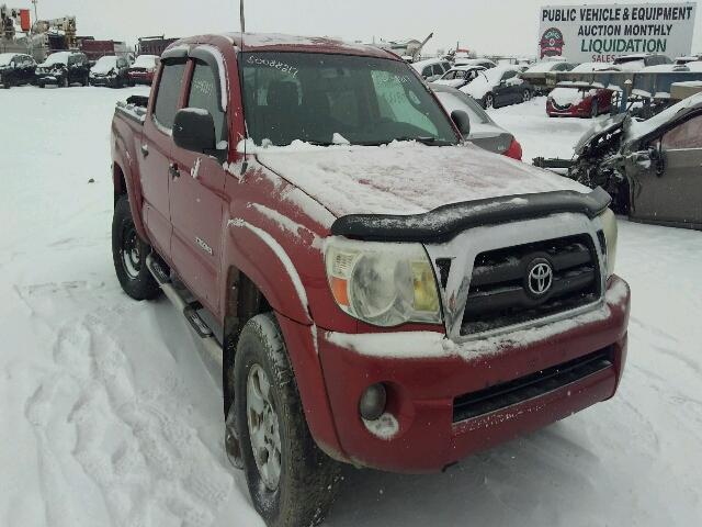 5TELU42N97Z435952 - 2007 TOYOTA TACOMA DOU RED photo 1