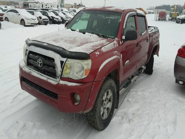 5TELU42N97Z435952 - 2007 TOYOTA TACOMA DOU RED photo 2