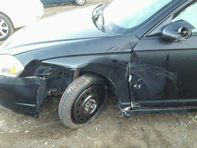 2G1WK15N779254926 - 2007 CHEVROLET MONTE CARL შავი ფოტო 9