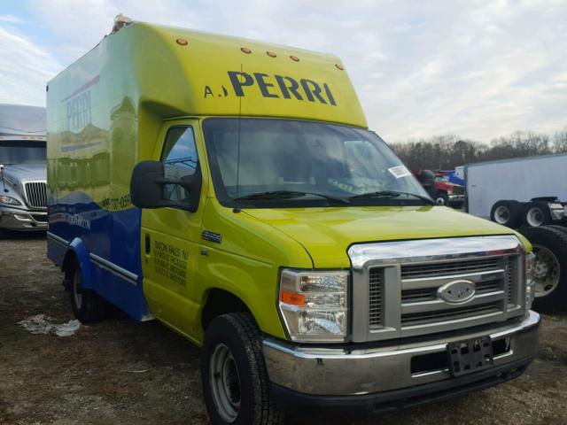 1FDSE3FL3ADB01262 - 2010 FORD ECONOLINE YELLOW photo 1