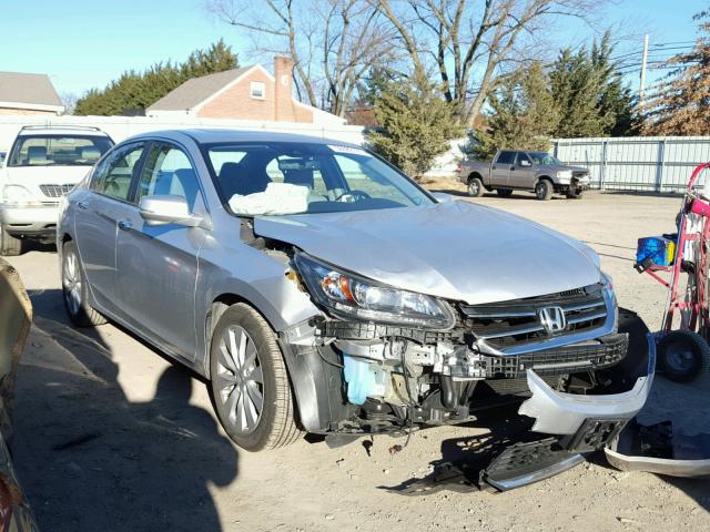 1HGCR2F88EA157077 - 2014 HONDA ACCORD EXL SILVER photo 1