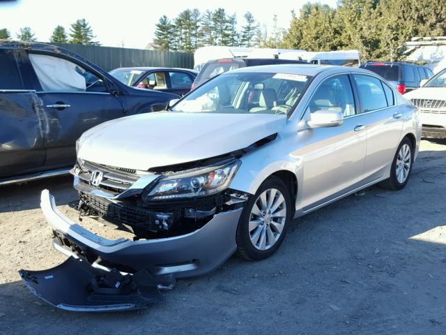 1HGCR2F88EA157077 - 2014 HONDA ACCORD EXL SILVER photo 2