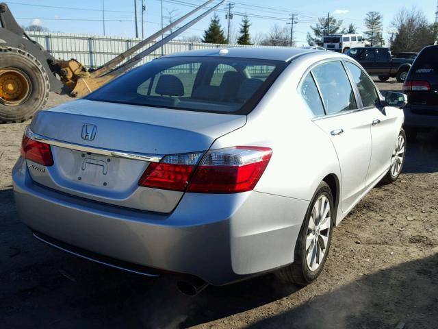 1HGCR2F88EA157077 - 2014 HONDA ACCORD EXL SILVER photo 4