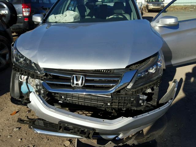 1HGCR2F88EA157077 - 2014 HONDA ACCORD EXL SILVER photo 7