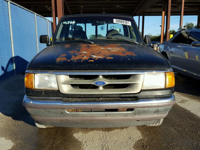 1FTCR10AXTUD40528 - 1996 FORD RANGER BLACK photo 9