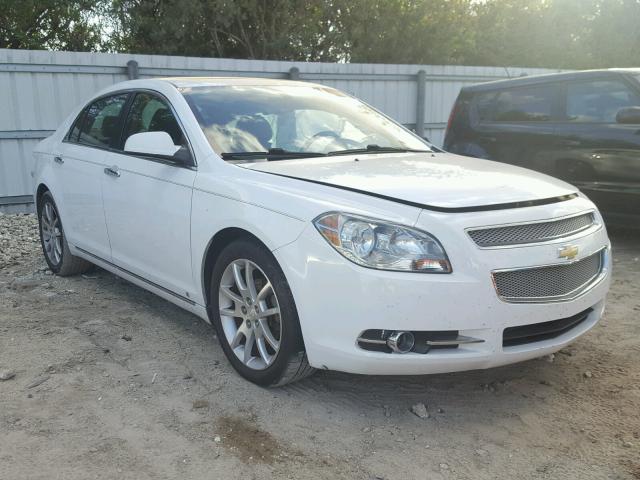 1G1ZE5EB8A4100706 - 2010 CHEVROLET MALIBU LTZ WHITE photo 1