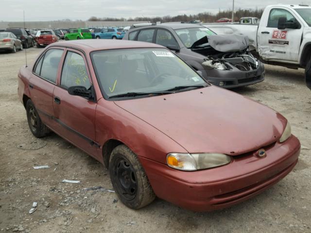 1Y1SK5287XZ433836 - 1999 CHEVROLET GEO PRIZM RED photo 1