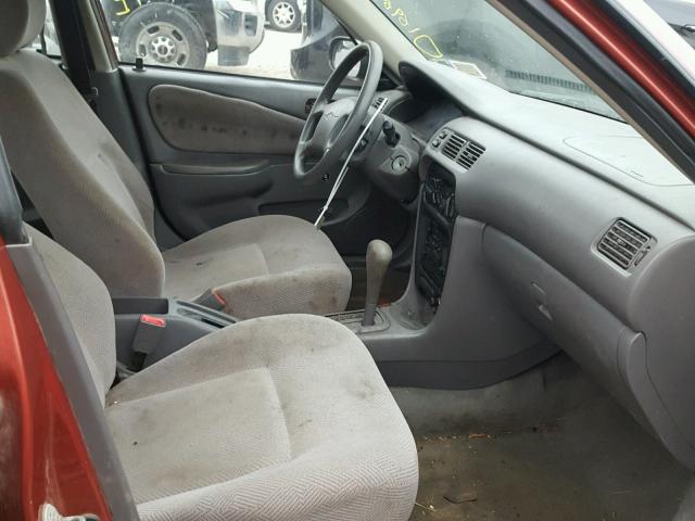 1Y1SK5287XZ433836 - 1999 CHEVROLET GEO PRIZM 红色 照片 5