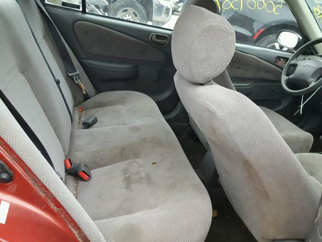 1Y1SK5287XZ433836 - 1999 CHEVROLET GEO PRIZM 红色 照片 6