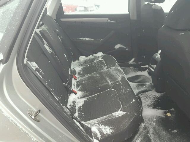 1VWAH7A35CC096769 - 2012 VOLKSWAGEN PASSAT S فضي صورة 6