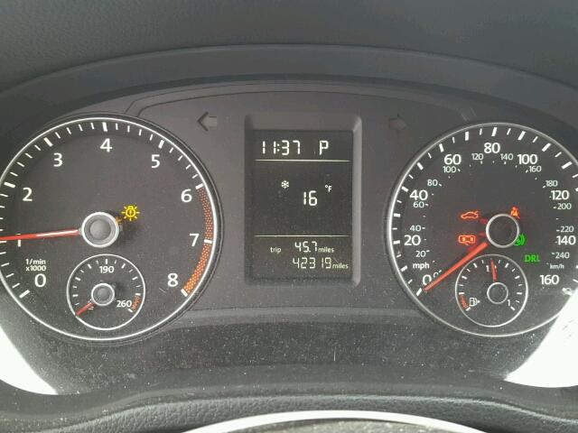 1VWAH7A35CC096769 - 2012 VOLKSWAGEN PASSAT S فضي صورة 8