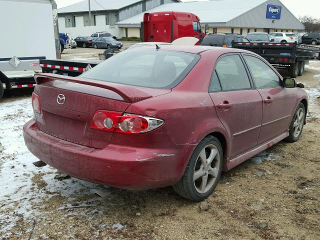 1YVFP80C545N20261 - 2004 MAZDA 6 I RED photo 4