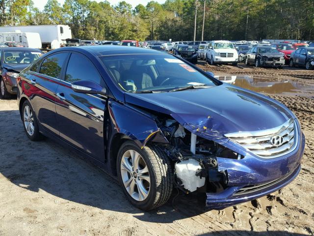 5NPEC4AC3CH492365 - 2012 HYUNDAI SONATA SE BLUE photo 1