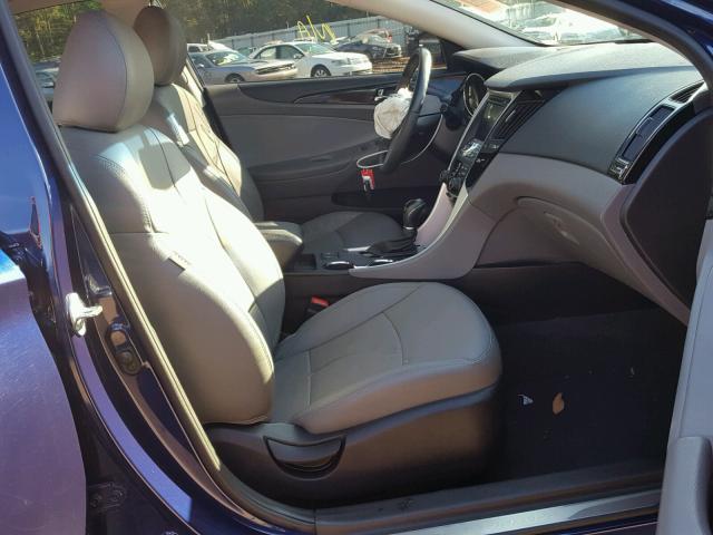 5NPEC4AC3CH492365 - 2012 HYUNDAI SONATA SE 蓝色 照片 5