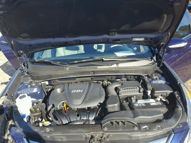 5NPEC4AC3CH492365 - 2012 HYUNDAI SONATA SE 蓝色 照片 7