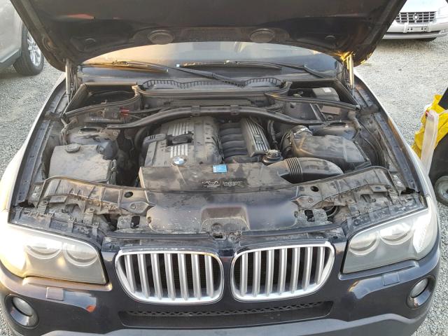 WBXPC93498WJ18195 - 2008 BMW X3 3.0SI BLUE photo 7