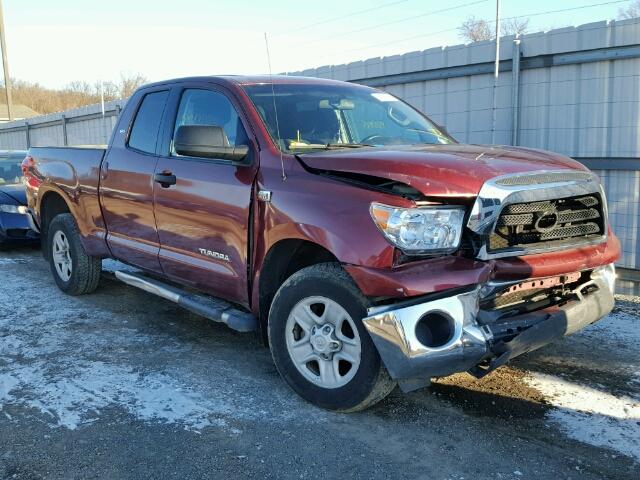 5TBBV54197S488861 - 2007 TOYOTA TUNDRA DOU BURGUNDY photo 1