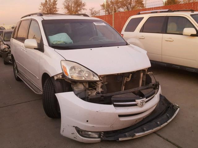 5TDBA22C55S033024 - 2005 TOYOTA SIENNA XLE WHITE photo 1