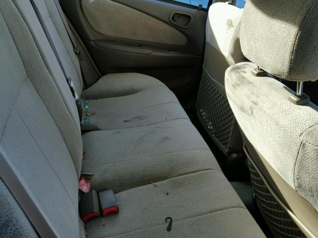 1Y1SK5286XZ425940 - 1999 CHEVROLET GEO PRIZM 勃艮第红 照片 6