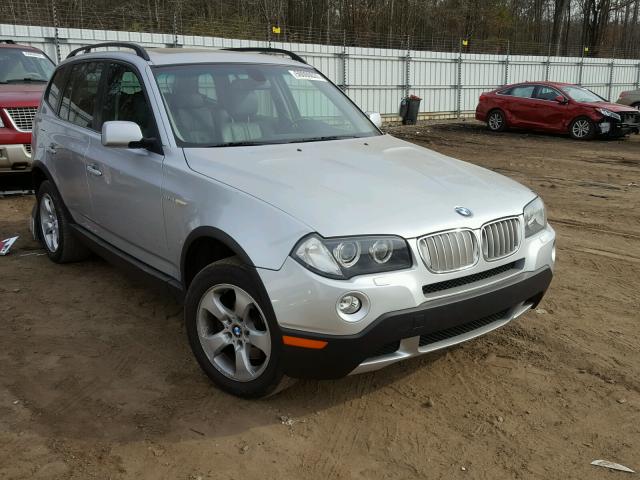 WBXPC93497WF03371 - 2007 BMW X3 3.0SI SILVER photo 1