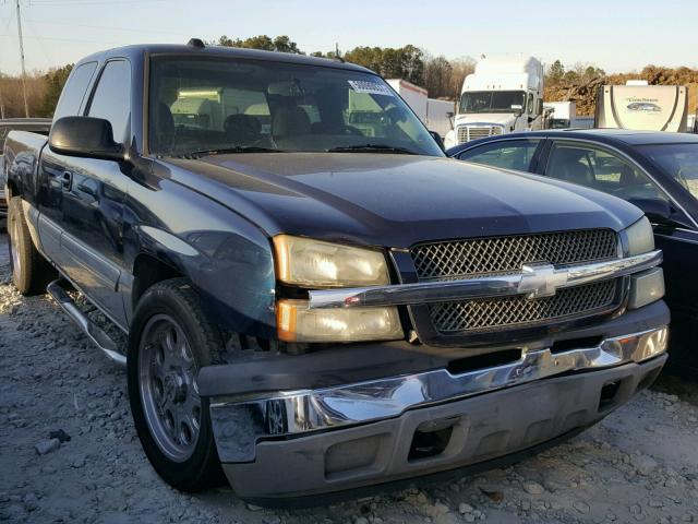 1GCEC19T95Z258861 - 2005 CHEVROLET SILVERADO BLUE photo 1