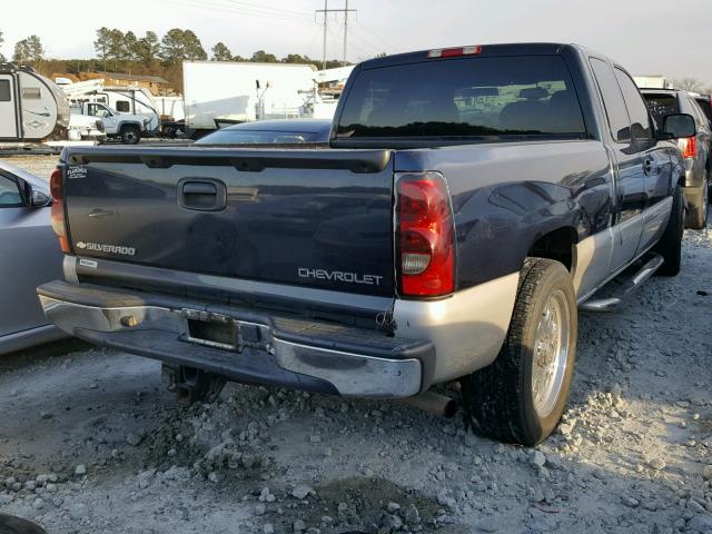 1GCEC19T95Z258861 - 2005 CHEVROLET SILVERADO BLUE photo 4