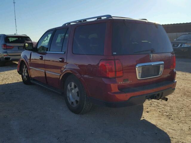 5LMFU27545LJ13153 - 2005 LINCOLN NAVIGATOR RED photo 3