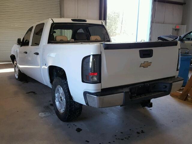 2GCEK13J681331174 - 2008 CHEVROLET SILVERADO WHITE photo 3