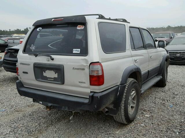 JT3GN87R1Y0149665 - 2000 TOYOTA 4RUNNER LI SILVER photo 4