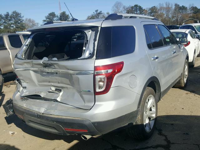 1FM5K8F80DGB60500 - 2013 FORD EXPLORER L SILVER photo 4