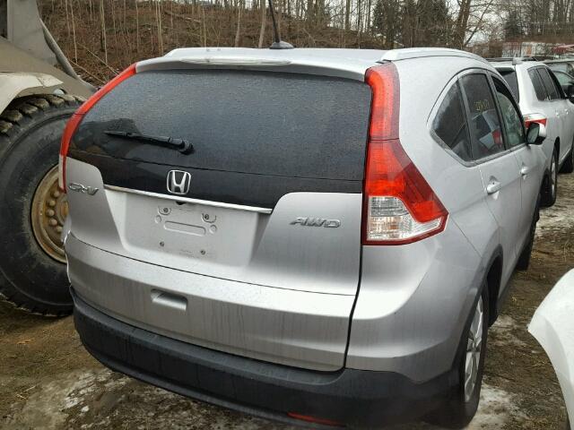 2HKRM4H79CH612502 - 2012 HONDA CR-V EXL SILVER photo 4