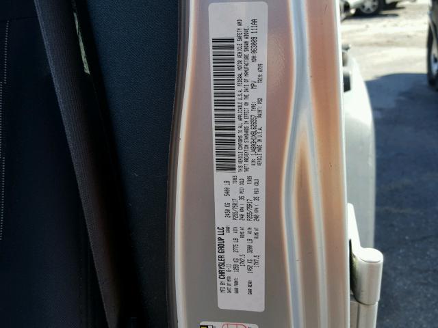 1J4BA3H1XBL626557 - 2011 JEEP WRANGLER U SILVER photo 10