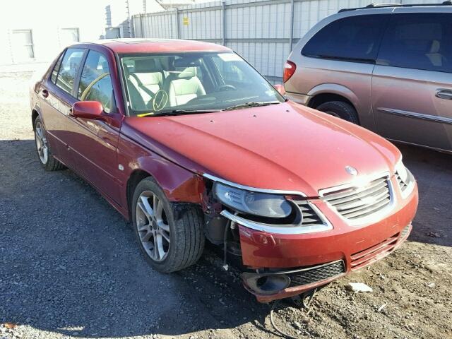 YS3ED49G673501901 - 2007 SAAB 9-5 2.3T RED photo 1