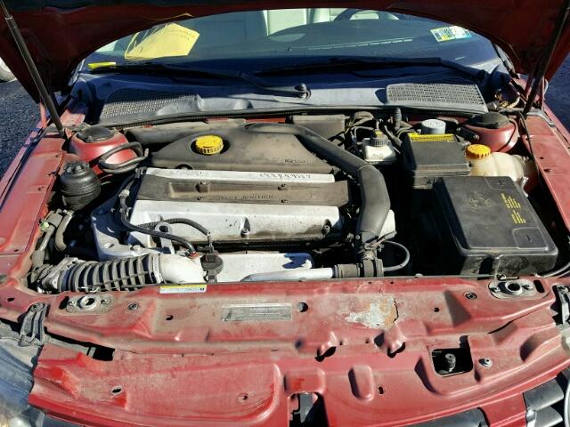 YS3ED49G673501901 - 2007 SAAB 9-5 2.3T RED photo 7