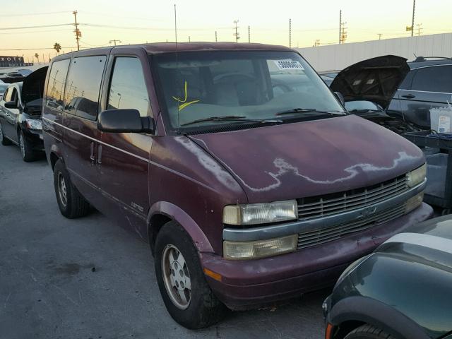 1GNDM19W9TB166598 - 1996 CHEVROLET ASTRO MAROON photo 1