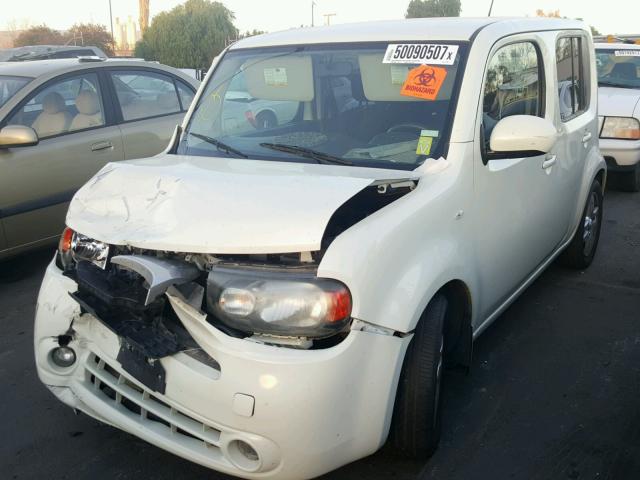 JN8AZ2KRXBT212198 - 2011 NISSAN CUBE BASE WHITE photo 2