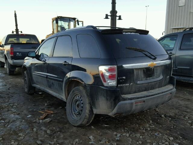 2CNDL73F566027630 - 2006 CHEVROLET EQUINOX LT BLACK photo 3