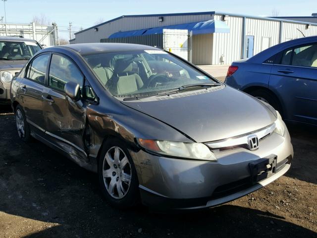 2HGFA16586H513079 - 2006 HONDA CIVIC LX SILVER photo 1