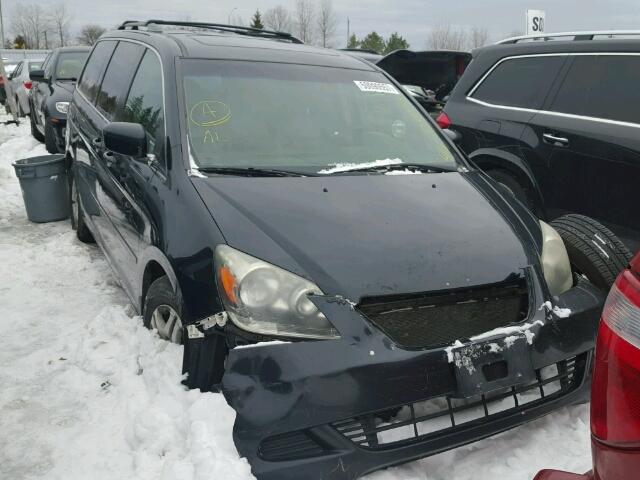 5FNRL38685B509853 - 2005 HONDA ODYSSEY EX BLUE photo 1