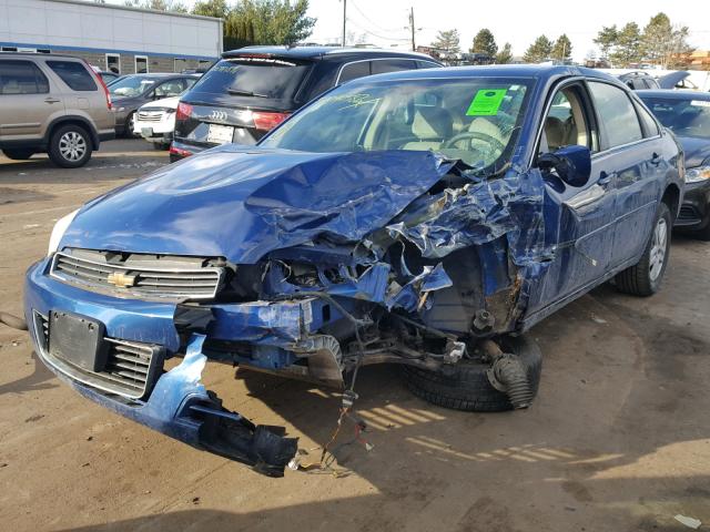 2G1WB58K869382583 - 2006 CHEVROLET IMPALA LS BLUE photo 2