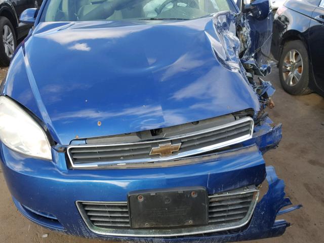 2G1WB58K869382583 - 2006 CHEVROLET IMPALA LS BLUE photo 7