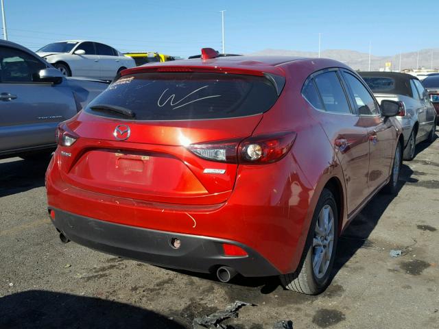 JM1BM1L7XE1160433 - 2014 MAZDA 3 TOURING RED photo 4