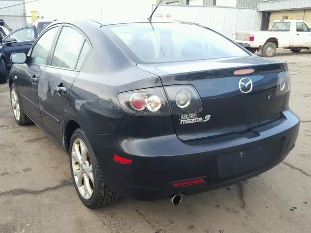 JM1BK32F781185157 - 2008 MAZDA 3 I BLACK photo 3