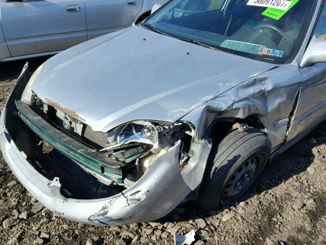 1HGEJ8247YL015303 - 2000 HONDA CIVIC EX ვერცხლისფერი ფოტო 9